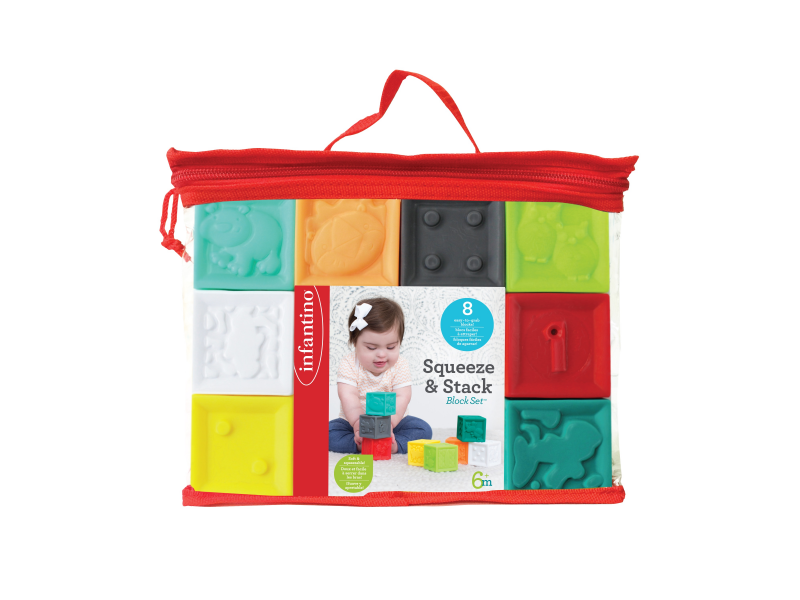 Infantino Kocky Squeeze & Stack 8 ks