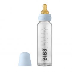 BIBS Baby Bottle steklena steklenička 225ml (Baby Blue)