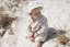 Elodie Details Detský klobúk proti slnku Sun Hat - Pinstripe - Vek: 2 - 3 roky