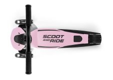 SCOOT AND RIDE Detská kolobežka - highwaykick 5 led - rose