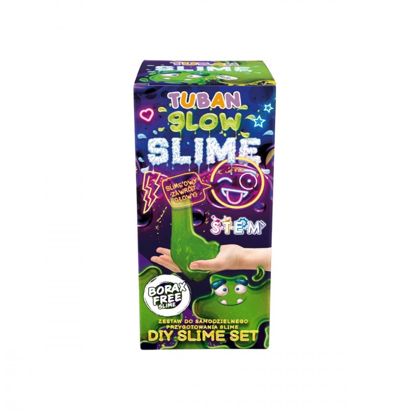 TUBAN DIY Slime Sada na výrobu slizu Glow in the dark