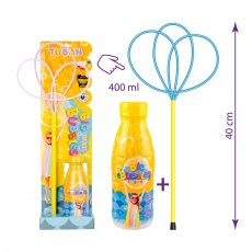 TUBAN Sada Obruč na bubliny Pro Multi Butterfly + tekutina 400 ml