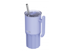 Quokka Nerezový termohrnček so slamkou Umi Lavender 720 ml