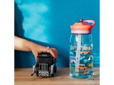 Quokka Plastová láhev s náustkem Glow Kids Cars 580 ml