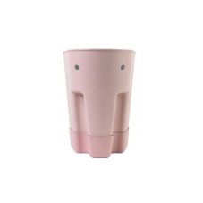SHNUGGLE Ellie Úložný košík na hračky do vany Blush Pink