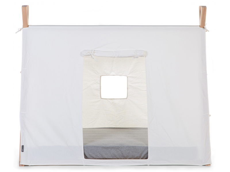 Childhome Textilný poťah Tipi White na rám postele stan 70x140cm