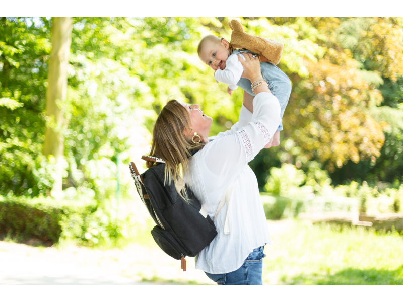 Childhome Prebaľovací batoh Family Club Black