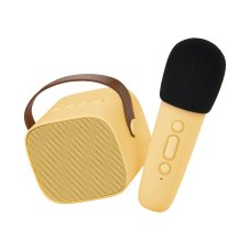 Lalarmu Bluetooth Karaoke set mikrofon a reproduktor Žlutý