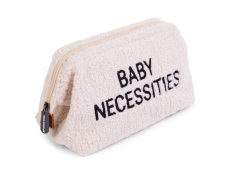 Childhome Toaletní taška Baby Necessities Teddy Off White