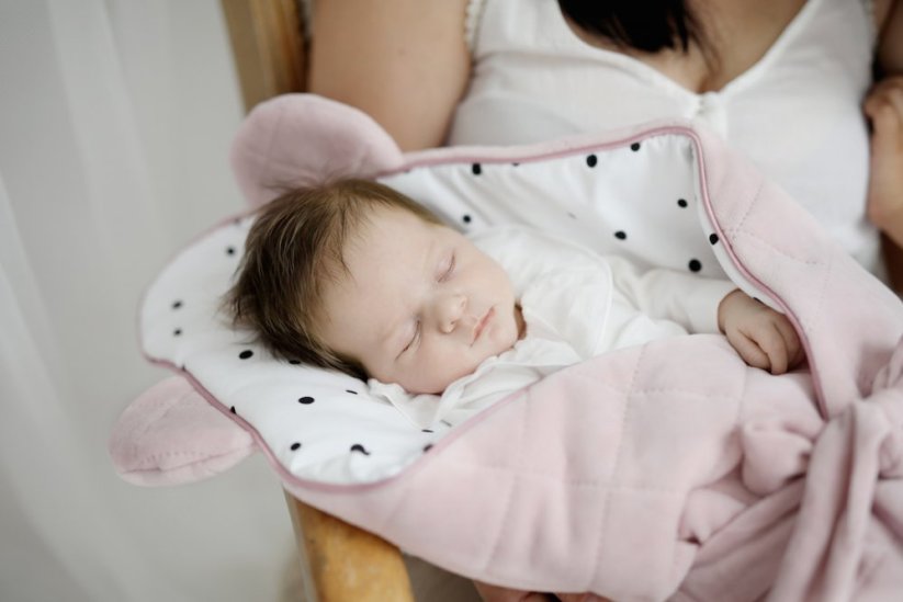 Výhodný set pre miminko s dekou - Royal Baby ružová