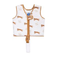 Swim Essentials Plávacia vesta pre deti Brown Leopard 2-3 roky