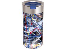 Quokka Termo hrnek z nerezové oceli se sítkem Boost Abstract 400 ml