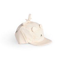 KiETLA OURS‘ON šiltovka s UV ochranou a ochranou krku 48-52 cm (Natural)