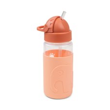 Easy-grip fľaša so slamkou Elphee - papaya