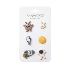 Banwood ozdoby na košík (Space)