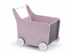 Childhome Dekorativni leseni otroški voziček Soft Pink