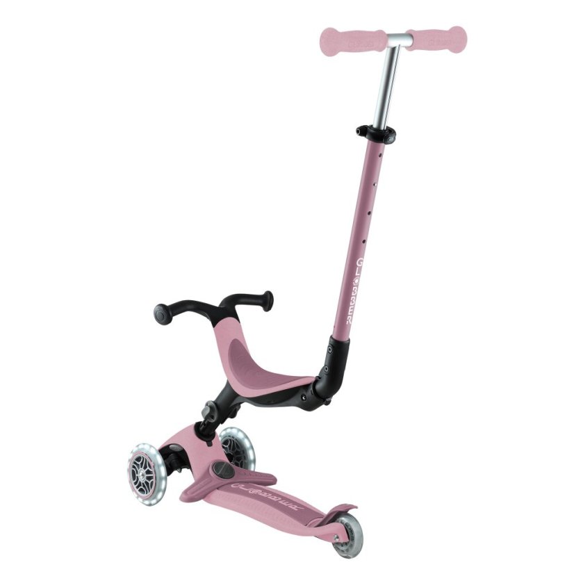 Globber Detská kolobežka Go up active lights ecologic Berry