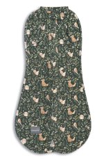 Sleepee Second Step Swaddle s čepičkou zdarma Green Forest