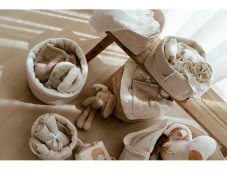 Little Dutch Plienka zavinovacia 120x120 cm Pure Soft Beige