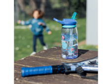 Plastová láhev Quokka s náustkem Glow Kids Space 580 ml