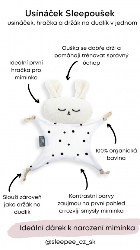 Usínáček Sleepus Cuddle DouDou