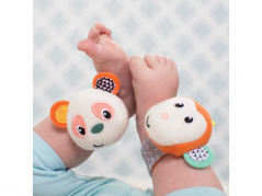 Otroška ročna igrala Infantino Opica in panda