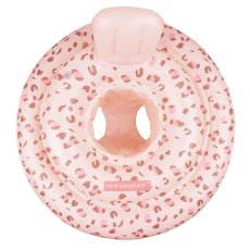 Swim Essentials Nafukovací kolo pro miminka Leopard starorůžový