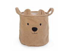 Childhome Koš na hračky Teddy Beige 30x30x30 cm
