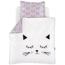 TRÄUMELAND obliečky do kolísky 80/80 + 35/40 Schmusekatze