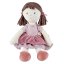 Bonikka All Natural látková bábika (Brook ružové šaty)