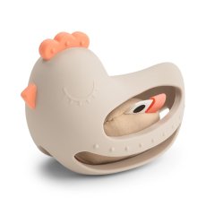 Hryzátko Grip and teether toy Clucky - pieskové