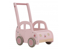 Little Dutch Chodítko auto dřevěné Pink