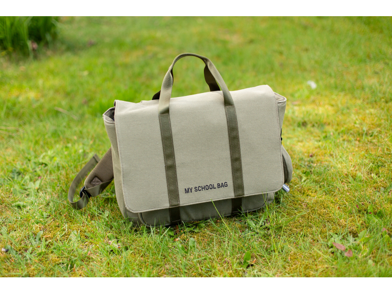 Childhome Šolska torba Canvas Khaki