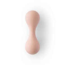 MUSHIE Silikónová hrkálka - blush