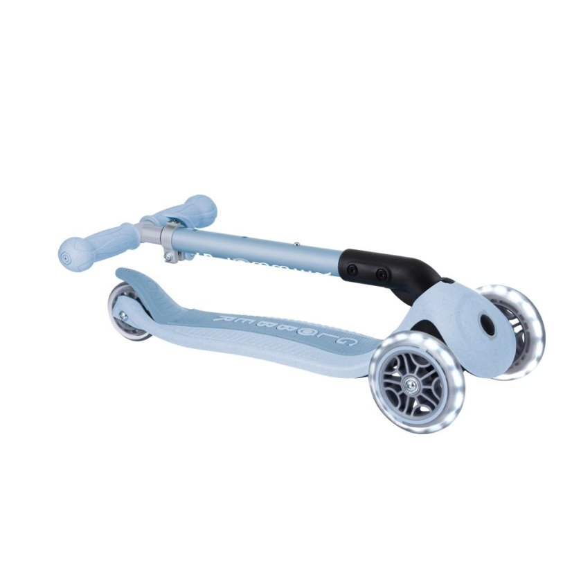Globber kolobežka Junior Foldable lights Ecologic - Blueberry