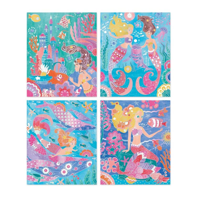 Janod Atelier Kreatívna sada Maxi Maľovanie vodovými farbami Magický oceán od 7 rokov