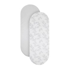 SHNUGGLE Prestieradlo do mojžišovho koša 2balení Leaf