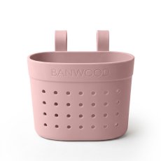Banwood košík Pin & Ride (Dusty Rose)