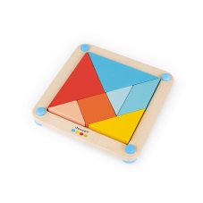 Janod Origami Tangram s predlogami 25 kosov kart Montessori serija