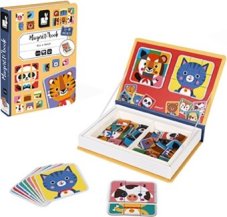 Janod Magnetibook Zvieratá Puzzle