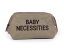 Childhome Toaletná taška Baby Necessities Canvas Khaki