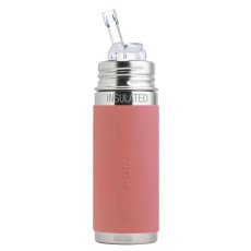 Pura TERMO steklenica s slamico 260ml (Rose)