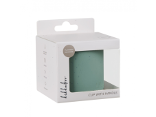 KikkaBoo Hrnček Platinum Silicone Sage