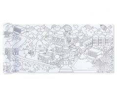 Tookyland Maxi maľovanka v rolke 6 m Mestá sveta