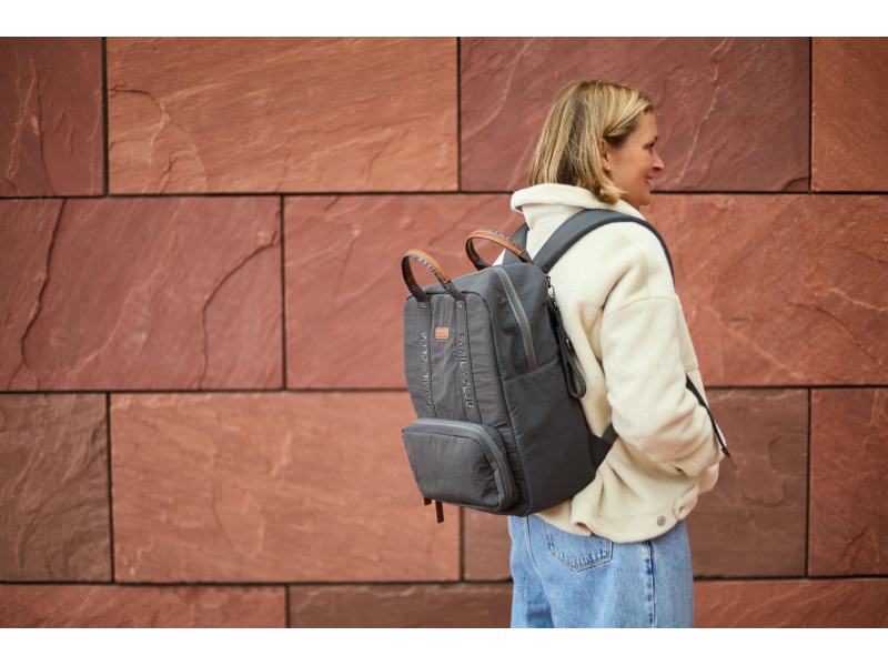 Childhome Prebaľovací batoh Family Club Signature Urban Dark Grey