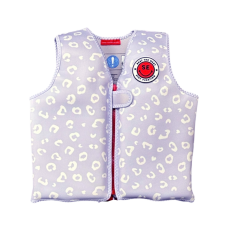Swim Essentials Plávacia vesta pre deti Leopard fialový 3–5 rokov