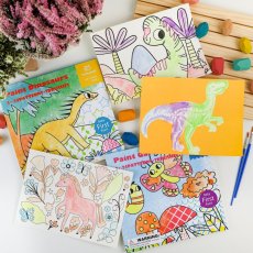 Tookyland Voda Barvanje Dinozavri 24 barvnih strani
