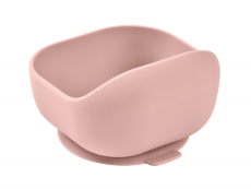 Beaba Miska silikónová s prísavkou Cotton Candy