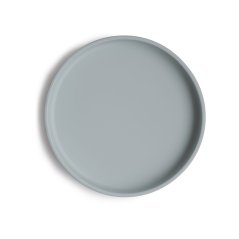 Mushie Classic silikonový talíř s přísavkou (Stone)