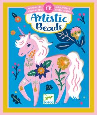 DJECO Artistic Beads: Květiny a srst (korálky)